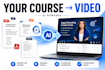 create professional ai course and training videos