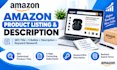 write amazon product listing and descriptions