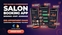 a salon booking app with staff scheduling and admin panel