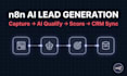 build n8n lead generation automation with ai lead qualification and CRM sync