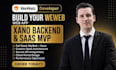 build weweb app xano backend weweb developer weweb saas mvp