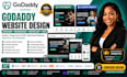 godaddy website design godaddy website redesign construction website ecommerce