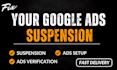 reactivate google ads account suspended issue from suspension