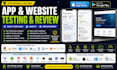 do app reviews app testing website review website testing qa testing qa