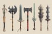 design unique weapons illustrations