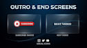 create video intro and outro templates