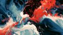 create modern abstract art digital painting