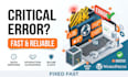 fix wordpress errors, bugs and issues professionally