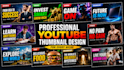design premium clickbait youtube thumbnail