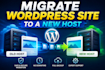 migrate wordpress website to new host