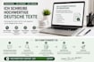 write professional german content and copy