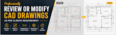 professional review and modification on your existing cad drawings
