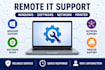 troubleshoot windows PC laptop software and network problems