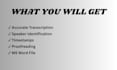 transcribe audio and video files accurately