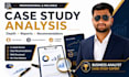 write a professional business case study analysis and report