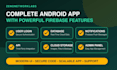 develop a professional android app with firebase integration