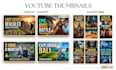 design a professional and clickable youtube thumbnail