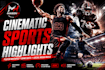 create sport video editing, hype video, event recaps