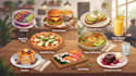 create illustration food and drink in style