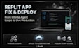 fix replit agent, deploy replit app, upload replit project, fix deployment error