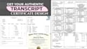 do college transcript design ged homeschool university or diploma certificate