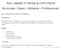 copy paste, typing and assignment formatting in ms word