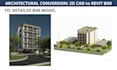 convert cad or PDF floor plans to revit 3d model