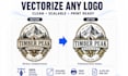 manually vectorize and fix your logo or image