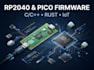 develop rp2040 and raspberry pi pico firmware