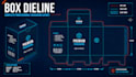 create a professional packaging dieline template