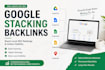 create google entity stacking backlinks for local SEO