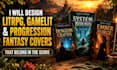 design your litrpg, gamelit, or progression fantasy book cover