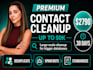 clean and deduplicate your CRM contact database