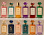 create luxury perfume packaging with logo and custom label design