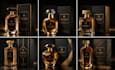 create luxury perfume packaging with logo and custom label design