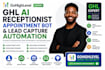 setup gohighlevel ai receptionist appointment bot, lead capture automation ghl