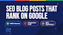 write SEO blog post that ranks on google