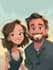 design a disney cartoon illustration
