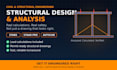 do structural design, analysis and calculations using etabs and staad pro