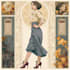 create illustrations in art nouveau style
