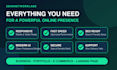 develop a professional responsive website with modern design