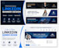 design linkedin banners, post and social media graphics
