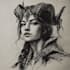 create epic fantasy scene and character artwork