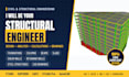 be your structural engineer for civil engineering structural design