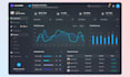 design CRM dashboard ui ux with figma and front end development