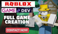 roblox developer, builder, scripter,roblox animation, be your roblox game maker