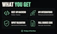 build a rest API backend or integrate any API into your app