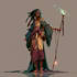 draw dnd character design and illustration