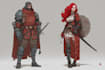 create an amazing superhero or fantasy comic illustration