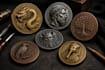 do 3d crypto coin cnc stl file model bas relief sculpture medallion